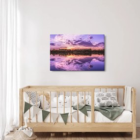 Tablou cu cerul violet (90x60 cm)