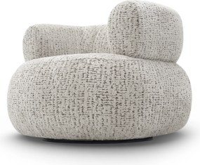 Fotoliu relax Noola rotativ - stofă bej Rimba 03