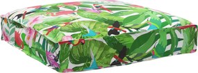 vidaXL Pernă Floral Multicolour 80 x 80 x 12 cm Material Oxford