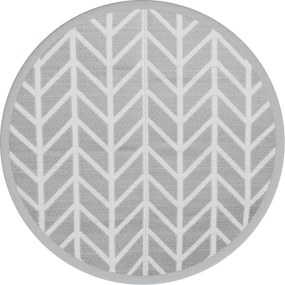 vidaXL Covor de exterior, ARAKIL gri, Ø160 cm, PP