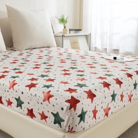 Cearsaf din microfibra COLORFUL STARS colorat 180x200 cm