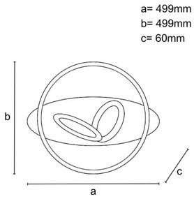 Plafonieră LED dimabilă 105W/230V 3000-6500K cu telecomandă