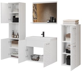 Mobilier baie Megasa I MDF (Alb + Alb) . 1104002