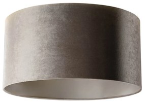 Abajur din catifea taupe 50/50/25