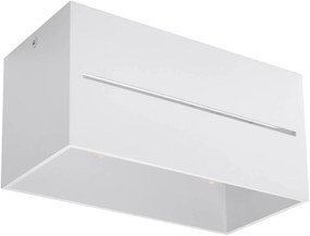 Sollux Lighting Lobo Maxi lampă de tavan 2x40 W alb SL.0383