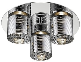 Klausen 140009 - Plafonier LED EVOLUTION 3xLED/5W/230V crom lucios