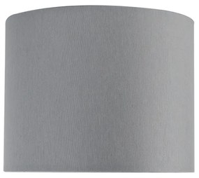 Abajur gri 18/18/14 cu interior alb