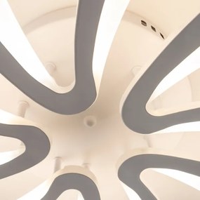 Lustră LED dimabilă aplicată Brilagi TWIST LED/55W/230V 3000-6500K alb + telecomandă