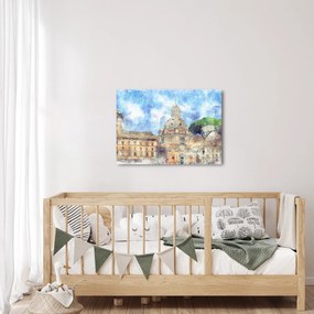 Tablou - Biserica Santa Maria di Loreto, Roma, Italia (70x50 cm)
