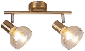 Rabalux 5547 - Lampă spot HOLLY 2xE14/40W/230V auriu