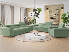 Set canapea fotoliu 3+2+1 Terazuro 3+2+1 S (Verde) . 1105843