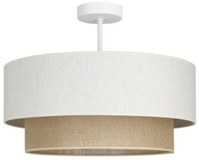 Lustră aplicată NATIA 1xE27/60W/230V alb/maro