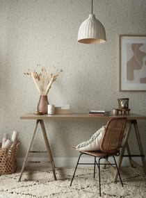 Tapet Willow, Barley Neutral Luxury Geometric, 1838 Wallcoverings, 5.3mp / rola