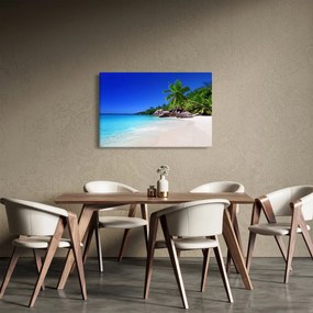 Tablou cu plaja pe insula Praslin (90x60 cm)