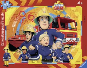 PUZZLE POMPIERUL SAM, 33 PIESE - RAVENSBURGER (RVSPC06114)