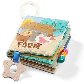 Carte senzorială Baby Ono Ferma mea , 12 x 12x 2 cm
