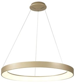 Lustra LED cu telecomanda design circular NISEKO II Gold 90cm