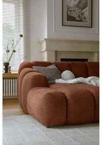 Colțar teracotă (cu colț pe partea stângă/cu șezlong) Shell – Miuform