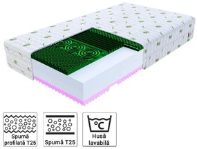 Saltea înaltă din spumă Nazoll 80x200