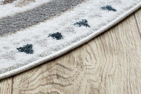 Covor FUN Land pentru copii, satul, străzi, cerc - cremă - SECUNDAR-COTATI PRODUSUL