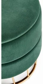 Taburet MINTY d. 37 cm verde/auriu