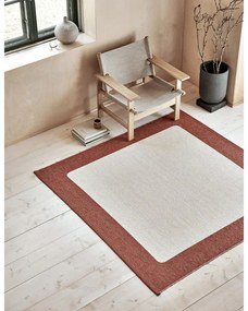 Covor pentru exterior și interior cărămiziu/crem 70x120 cm Ilda Brick – Pappelina