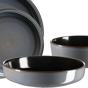 Set de masă Mäser 10 piese ALENIA, albastru