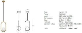 Pendul minimalist design decorativ Vinny II