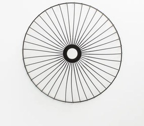 Brilagi - Plafonieră LED aplicată CERIA WIRE, 1xE27/40W/230V, Ø 45 cm, neagră