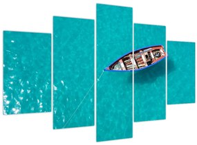 Tablou - Barcă de pescuit tradițională (150x105 cm)