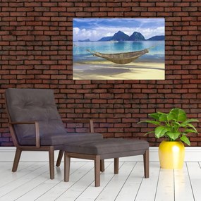 Tablou - Hamac pe plajă (90x60 cm)