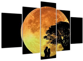 Tablou cu umbre în lumina lunii (150x105 cm)