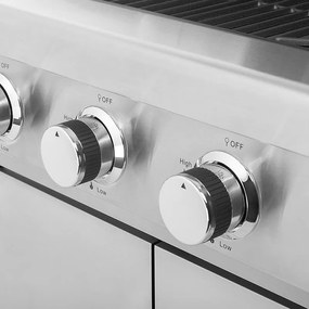 Grill gaz 3 arzatoare bbq 3001 master grill teesa