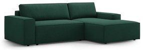 Colțar verde extensibil (cu colț pe partea dreaptă) Jodie – Micadoni Home