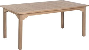 Masă dining pentru exterior extensibilă din lemn de tec 180–240 cm finisaj natural, „Malindi”
