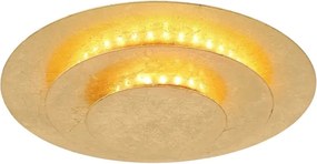 Globo 48465-18 - Plafonieră LED HEDA LED/18W/230V 3000K Ø 18 cm, auriu