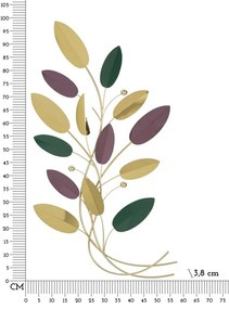 Mauro Ferretti Panou Decorativ Colorat Pentru Perete,  59 X 3,8 X 98,4 Cm | Aosom Romania