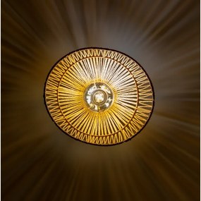 Brilagi - Lustră LED suspendată pe cablu CERIA BOHO, 1xE27/40W/230V, Ø 30 cm, maro