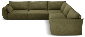 Colțar verde (cu colț variabil) Vanda – Mazzini Sofas