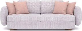 Canapea lemn masiv Calynda, 245 × 73 × 100 cm