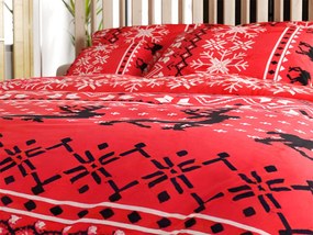 Lenjerie cocolino BLACK DEERS rosie Dimensiune lenjerie de pat: 70 x 90 cm | 140 x 200 cm