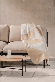 Pătură bej/crem 150x200 cm Tul – noo.ma