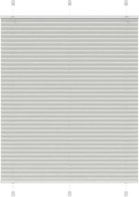 vidaXL Jaluzea plisată gri deschis 105x150 cm Lățime țesătură 104,4 cm