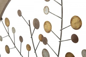 Decoratiune de perete multicolora din MDF si metal, ∅ 80 cm, Tree of Life Mauro Ferretti