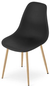 Scaun de masa Culoare Negru, OSAKA