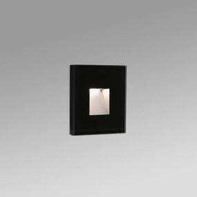 Spot LED de exterior IP65 iluminat ambiental DART SQ Black