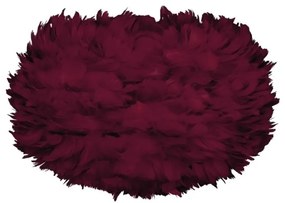 Abajur modern cu pene de gasca EOS mediu rosu, 45cm 2021 VTC