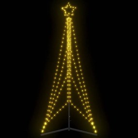 vidaXL Pom de Crăciun LED 483 LED-uri Alb Cald 240 cm