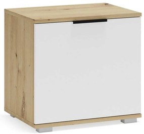 Suport pentru pantofi Walker 50 cm, stejar artisan / alb