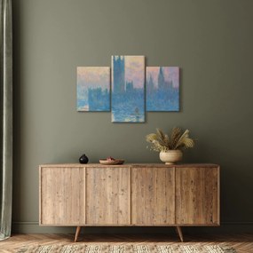 Tablou - Claude Monet, The Houses of Parliament, Sunset, reproducere (90x60 cm)